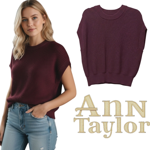 Ann Taylor Sweaters - Ann Taylor Sweater Chunky Shaker Knit Sweater Size Large NWOT $98 Retail
